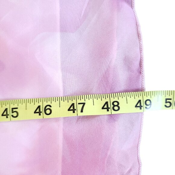 Pink & Purple Floral Midi Fit And Flare Dress With V-Neck Sleeveless Design NWT - Picture 12 of 16